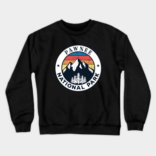 Pawnee national park Crewneck Sweatshirt